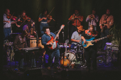 Wolf Willow country band playing on stage.