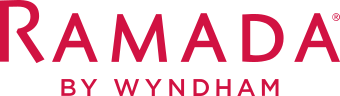 Ramada by Wyndham logo in red text