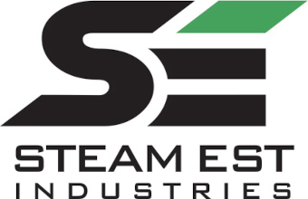 Steam-EST Industries black and green logo